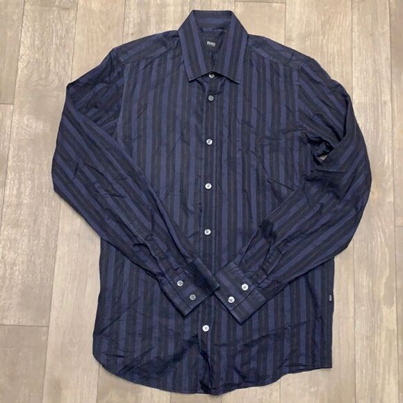 Mens BOSS Hugo BOSS Button Up‎ Casual Longsleeve Shirt - Picture 1 of 9